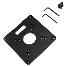 Milling Flip Board Base Plate for Woodwork Aluminum Alloy Hardware Accessory