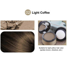 (Light Coffee) Multifunctional Shading Powder Water-proof Hairline Building Powder Cover up Scalp Eyebrow Powder Cosmetics