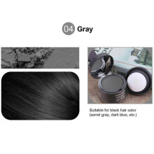 (Gray) Multifunctional Shading Powder Water-proof Hairline Building Powder Cover up Scalp Eyebrow Powder Cosmetics
