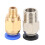 20Pcs Straight Pneumatic Fitting Push Connect for Bowden Ex 3D Printers 9