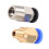 20Pcs Straight Pneumatic Fitting Push Connect for Bowden Ex 3D Printers 10