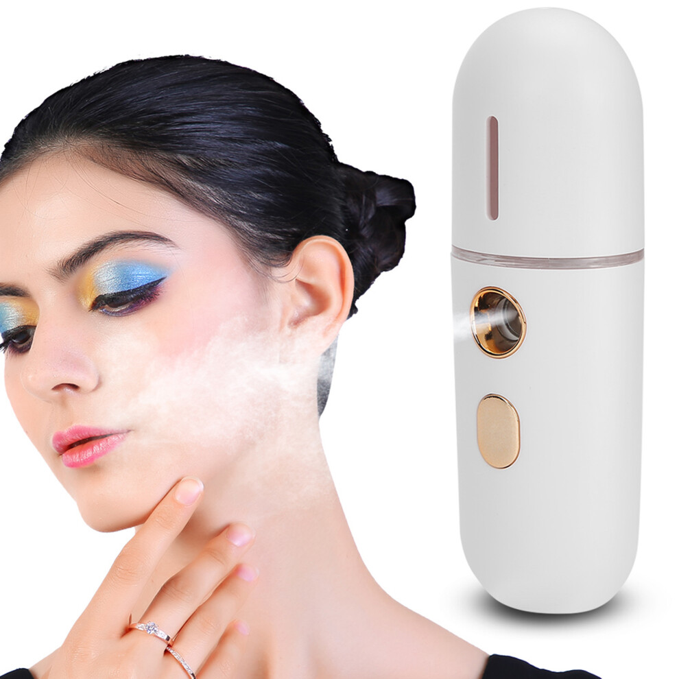 Mini USB Face Mist Sprayer 120ml Portable Humidifier Nano Face Steamer