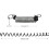 Combination Locks, 3-Digit Heavy Duty Carabiner Clips,-silver 9
