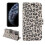 (Brown) For iPhone 13 mini Leopard Pattern Horizontal Flip PC + PU Leather Case with Holder & Card Slots & Wallet 1