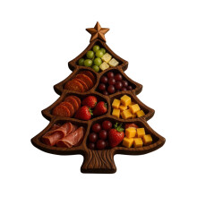 The Best Choices for Christmas Wooden Trays, Christmas Tree-B