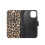 (Yellow) For iPhone 13 mini Leopard Pattern Horizontal Flip PC + PU Leather Case with Holder & Card Slots & Wallet 4