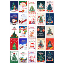 (25 pack) Handwritten thank-you and blessing message cards for