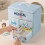 Boîte de rangement de médicaments Portable à main,-Bleu 12