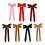 15 Velvety Bowknots Multipurpose Decorative Accent-light brown 3