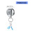 Porte-clés rétractable avec Clip porte-stylo, cordon-Type 7 10
