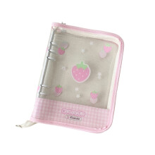 Compacts Doorzichtige hoes voor fotoalbum met-roze aardbeischil