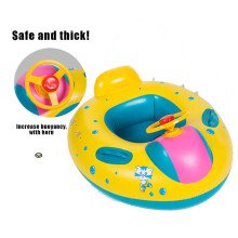 Galleggianti Per Piscina Gonfiabile Per Bambini, Giocattolo Per Piscina Per Bambini In Materiale Ecologico In PVC Per Età Di 1-3 Anni Con Sedile Di