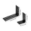 Adjustable Door Barricades Brackets set Drop Open Bar Holder for 3