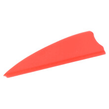Impennatura di piume per tiro con l'arco all'aperto, alette in plastica da 4 pollici per prestazioni leggere per una maggiore velocità, durevolezza
