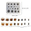 Stylish Ear Stretching Molds Round Heart Shaped Ear Expander 3