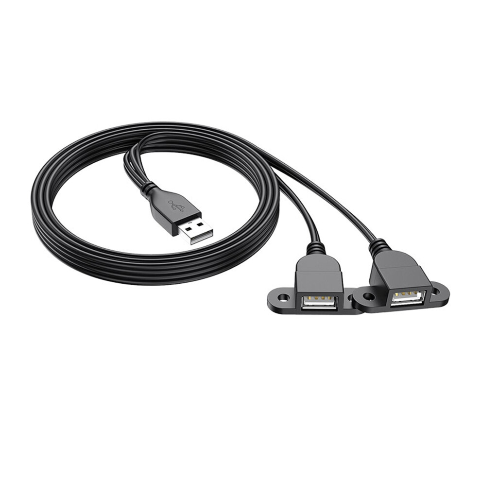 Usb Charging Splitter Cord With Screw Hole For Simultaneously 7627000135179