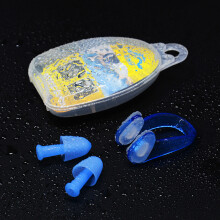 Clip per naso da nuoto, protezione per naso impermeabile che impedisce all'acqua di entrare nel naso e nelle orecchie, abbigliamento comodo sia per