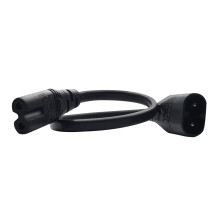 IEC320 Male Plug Adapter Power Cable 2Pin Connector Wire Line