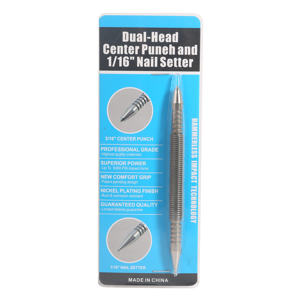 Compact Dual For Head Nail Setter Hammerless 1/16Â³ Spring Nail 7754000136131