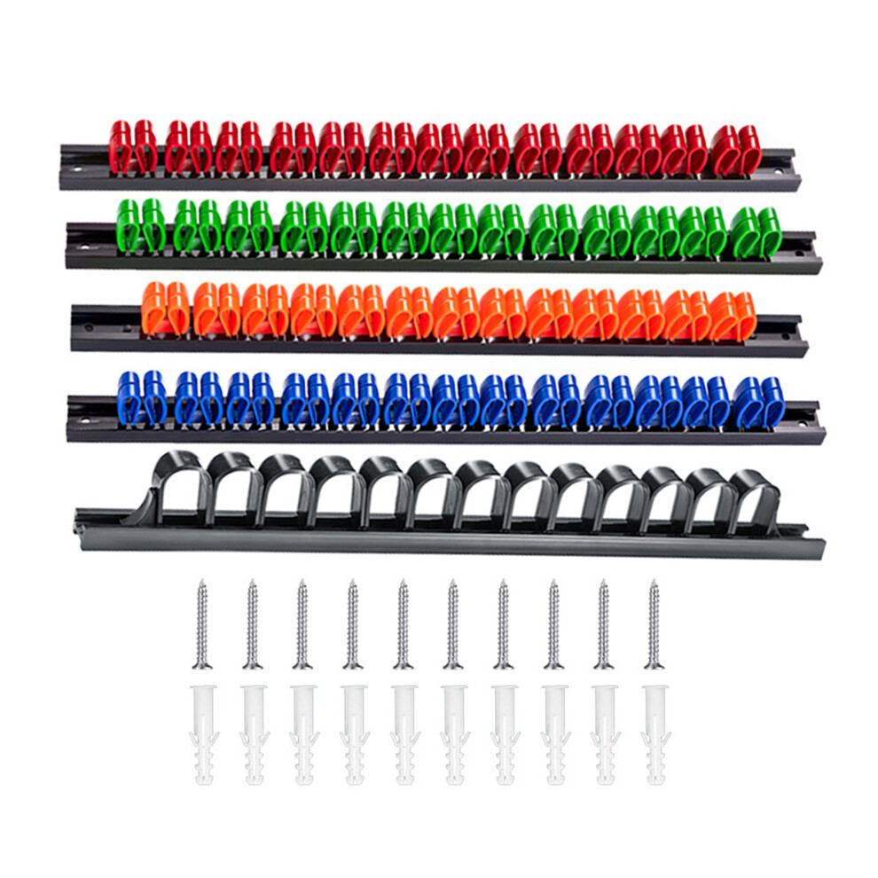 5Pcs Wrench Hanger Hand Tool Holder For Organization Wrench Wall 7754000138876