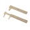 2pcs Brass Vernier Calliper Compact Designs Small Brass Calipers 1