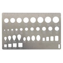 Stainless Steel Diamantine Gauge Caliper For Jewelry Designers