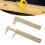 2pcs Brass Vernier Calliper Compact Designs Small Brass Calipers 4