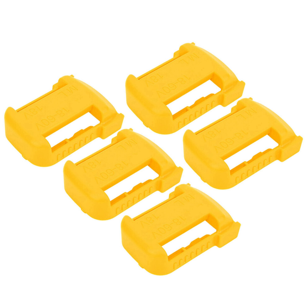 5Pcs Lithium Battery Storage Racks For 18V-60V Batteries Yellow 8731361683053