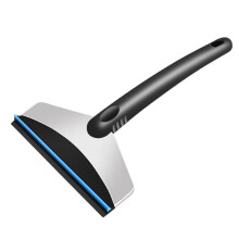 (Blue) Portable Car Ice Scraper Snow Removal Windshield Window Frost Remover Cleaning Scraping Tool Stainless Steel Snow Shovel Auto Accessory Red