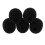 5PCS Black Microphone Headset Foam Sponge Windscreen Mic-Black 6