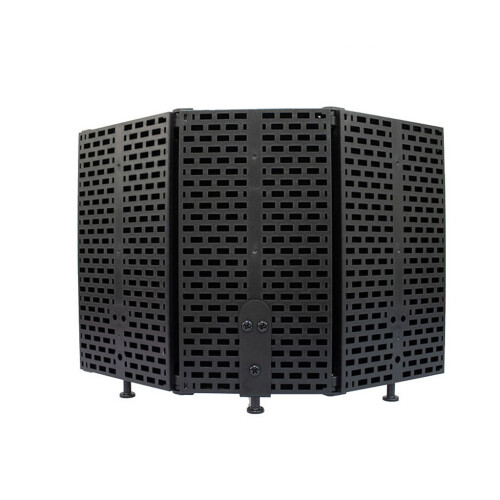 3-Panel Microphone Isolation Shield Foldable Sound Shield High