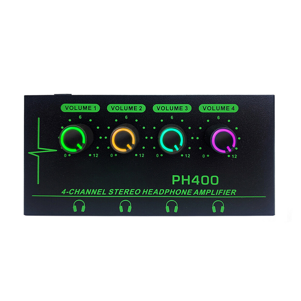 4Channel Stereo Headphone Amplifier Splitter For Studio And 7732000135361