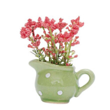 (B) Ceramic Refrigerator Magnetic Removable Mini Vase Home Decoration Smooth Craft Project