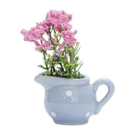 (A) Ceramic Refrigerator Magnetic  Removable Mini Vase Home Decoration Smooth   Craft Project