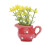 (D) Ceramic Refrigerator Magnetic  Removable Mini Vase Home Decoration Smooth   Craft Project 1