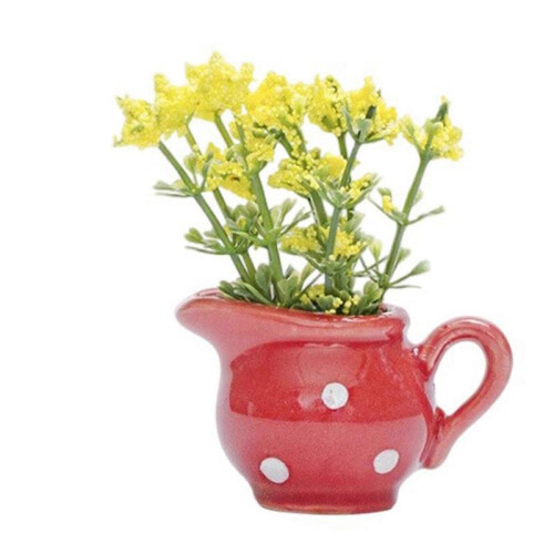 (D) Ceramic Refrigerator Magnetic  Removable Mini Vase Home Decoration Smooth   Craft Project