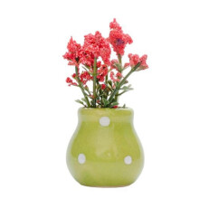 (I) Ceramic Refrigerator Magnetic Removable Mini Vase Home Decoration Smooth Craft Project