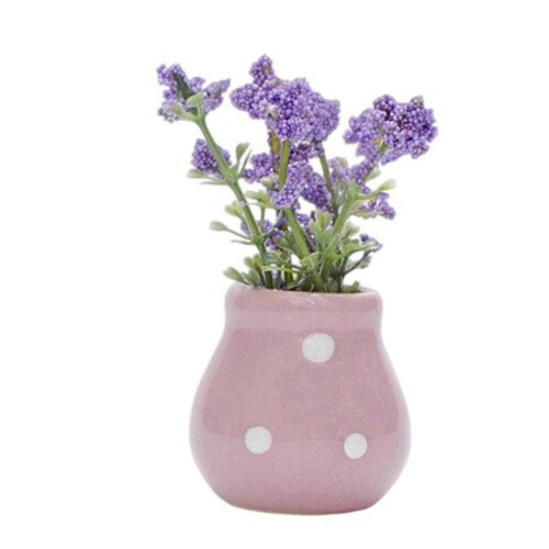 (H) Ceramic Refrigerator Magnetic  Removable Mini Vase Home Decoration Smooth   Craft Project