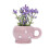 (J) Ceramic Refrigerator Magnetic  Removable Mini Vase Home Decoration Smooth   Craft Project 1