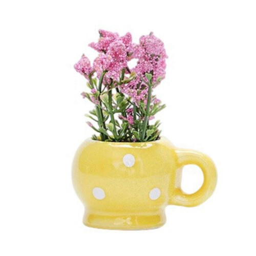 (K) Ceramic Refrigerator Magnetic  Removable Mini Vase Home Decoration Smooth   Craft Project