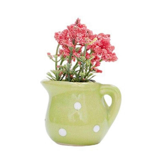 (N) Ceramic Refrigerator Magnetic  Removable Mini Vase Home Decoration Smooth   Craft Project