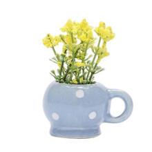 (M) Ceramic Refrigerator Magnetic Removable Mini Vase Home Decoration Smooth Craft Project