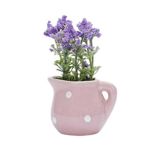 (P) Ceramic Refrigerator Magnetic  Removable Mini Vase Home Decoration Smooth   Craft Project