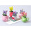 (J) Ceramic Refrigerator Magnetic  Removable Mini Vase Home Decoration Smooth   Craft Project 4