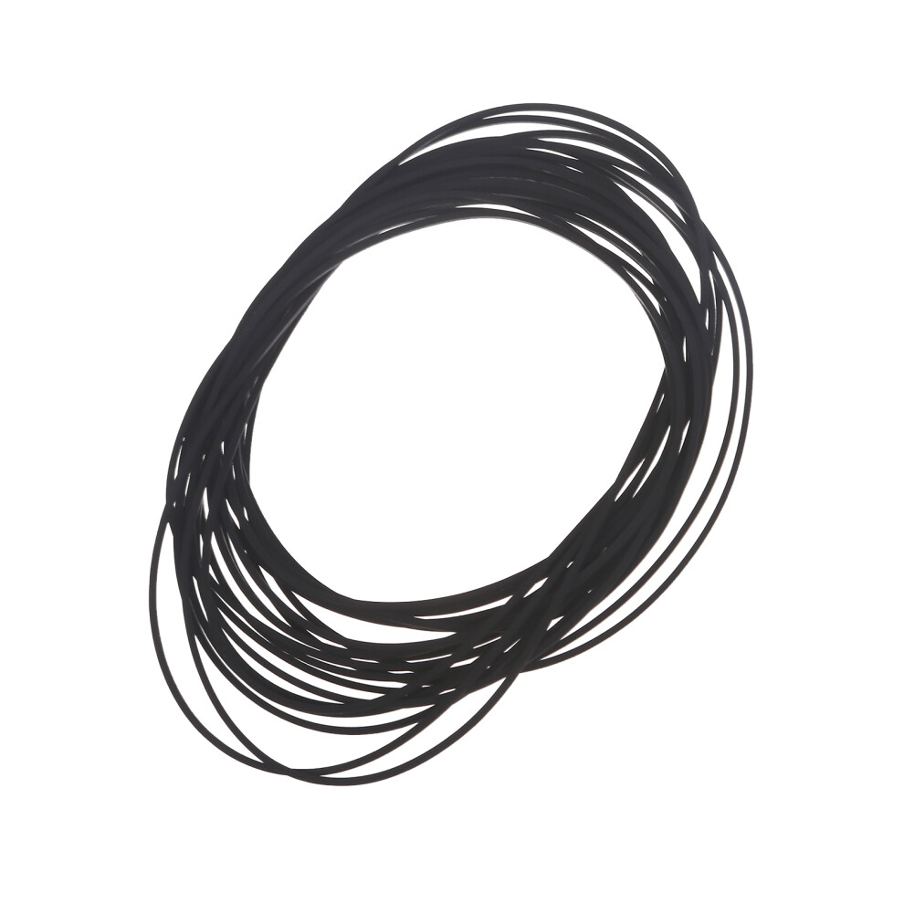 20Pcs 1Mm Square Folded Rubber Belt For Recorders 7732000140174