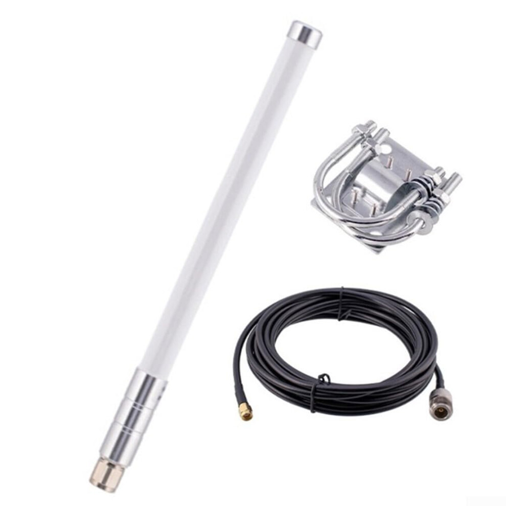 8Dbi For Lora 915Mhz Antenna For Helium Hotspot Hnt Miner 868Mhz Outdoor Fiberglass Waterproof Antenna With N-J Male Connector 1M Feeder Cable Adapter 9323874982434