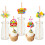 24pcs Easters Themed Biodegradable Paper Drinking Straw Birthday 2