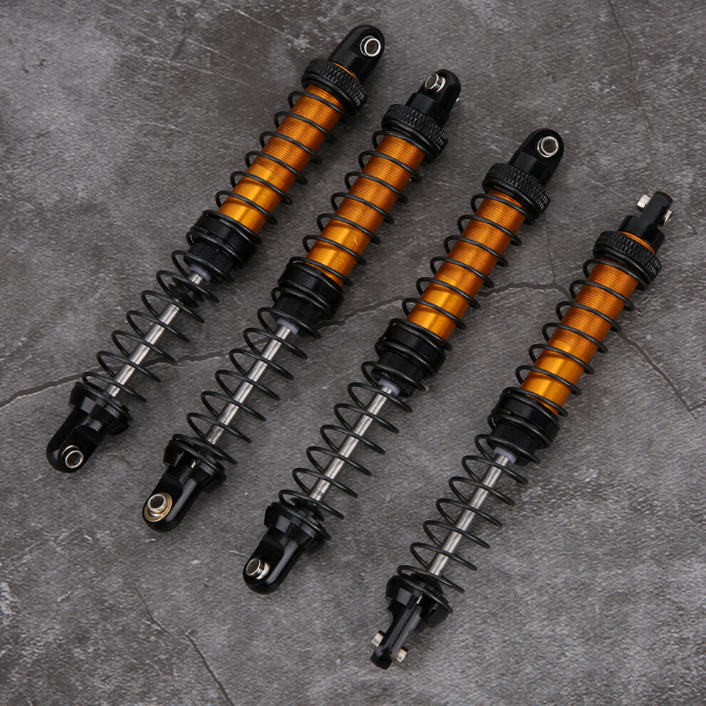Rc Oil Suspension Shock Struts Damper 70-120Mm Black/Orange 8761361687744