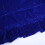 Blauce Samt-Pianohockerbezug 75x35cm mit gerafftem Rand 6
