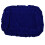 Blauce Samt-Pianohockerbezug 75x35cm mit gerafftem Rand 5